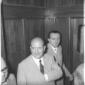 Il ministro Gonella, Andreotti e Togni nell'ascens ...