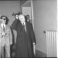 Antonio Segni ripreso in un corridoio della sede d ...