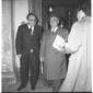 Rumor e Fanfani ripresi all'uscita della sede dell ...