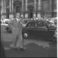 Luigi Gui ripreso in prossimit di piazza del Ges ...