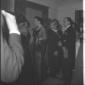 Leone discorre con Tambrono nel foyer del Teatro d ...