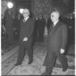 Fanfani e Gronchi ripresi in occasione di un incon ...