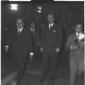 Attilio Piccioni e Luigi Gui in un corridoio del Q ...