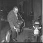 Luigi Gui ripreso mentre scende da una automobile. ...
