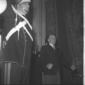 Cesare Merzagora in una sala del Quirinale. In pri ...