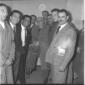 Pietro Nenni ripreso insieme ad un gruppo di socia ...
