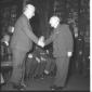 Gronchi si congratula con il professore Giovanni d ...