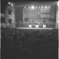 Ripresa dal fondo la platea e il palco del teatro  ...