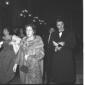 Pietro Valdoni con la moglie alla prima del Ballo  ...