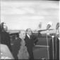 Il presidente Prado sulla pista dell'aeroporto di  ...