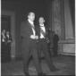 Folchi e Andreotti in un corridoio del Quirinale.  ...