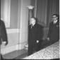 Togliatti in un corridoio del Quirinale. Piano med ...