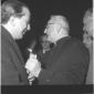 Don Giovanni Rossi stringe la mano ad Andreotti. P ...