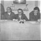 Giovanni Galloni, Pieraccini ed un uomo seduti al  ...
