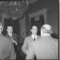 Tambroni e Andreotti in un sala del Viminale. Pian ...