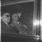 Piccioni e Mattarella seduti in una automobile. Pi ...