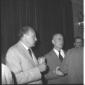 Mario Alicata e Giancarlo Pajetta ripresi mentre d ...