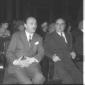 Giacinto Bosco nel pubblico insieme ad un'altra pe ...