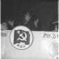 Notte. Marisa Rodano parla da un palco, in occasio ...