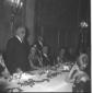 Giancarlo Vigorelli interviene durante una cena. S ...