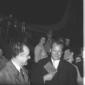 Willy Brandt sorridente a fianco di Urbano Cioccet ...