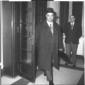 Giovanni Malagodi mentre si reca alla riunione  de ...