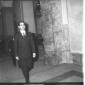 Emilio Colombo ripreso all'ingresso a palazzo Chig ...