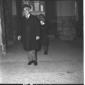 Amintore Fanfani ripreso all'ingresso a palazzo Ch ...