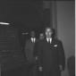 Il ministro Taviani in visita ad una mostra di num ...