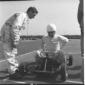 Domenico Larussa sale su un go-kart nella pista &# ...