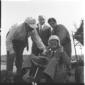 Mario Berlinguer a bordo di un go-kart, alle sue s ...