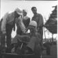 Mario Berlinguer a bordo di un go-kart, alle sue s ...