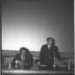 Pasolini e Fellini durante il dibattito sul film ' ...
