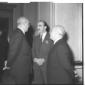 Saragat, Albert Carthy e Fanfani ripresi durante i ...