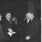 Ripresi Pella e Gaitskell durante il ricevimento a ...