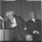 Domenico Ravaioli (?) e Angelini seduti al convegn ...