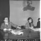 Luciano Guerzoni e Vera Veggetti al tavolo degli o ...