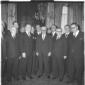 Foto di gruppo di politici: da sinistra Bertone, M ...