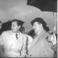 Alberto Sordi e Togni discorrono in occasione dell ...