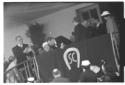 Sul palco delle autorit, in occasione del derby a ...