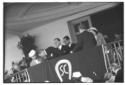 Sul palco delle autorit, in occasione del derby a ...