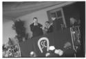 Sul palco delle autorit, in occasione del derby a ...