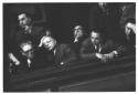 Politici diversi sui banchi del Senato in occasion ...