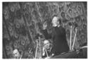 Gronchi durante il suo intervento al congresso eur ...