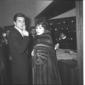 Jean Sorel e Anna Maria Ferrero ripresi nel foyer  ...