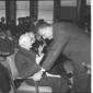 Ferioli saluta Segni durante il IX Congresso del P ...