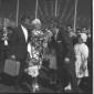 Jane Mansfield, al suo arrivo a Fiumicino con il m ...