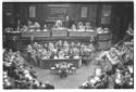 Seduta al Senato del governo Fanfani - campo lungo