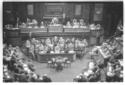 Seduta al Senato del governo Fanfani - campo lungo