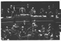Un momento di una seduta al Senato presieduta da M ...